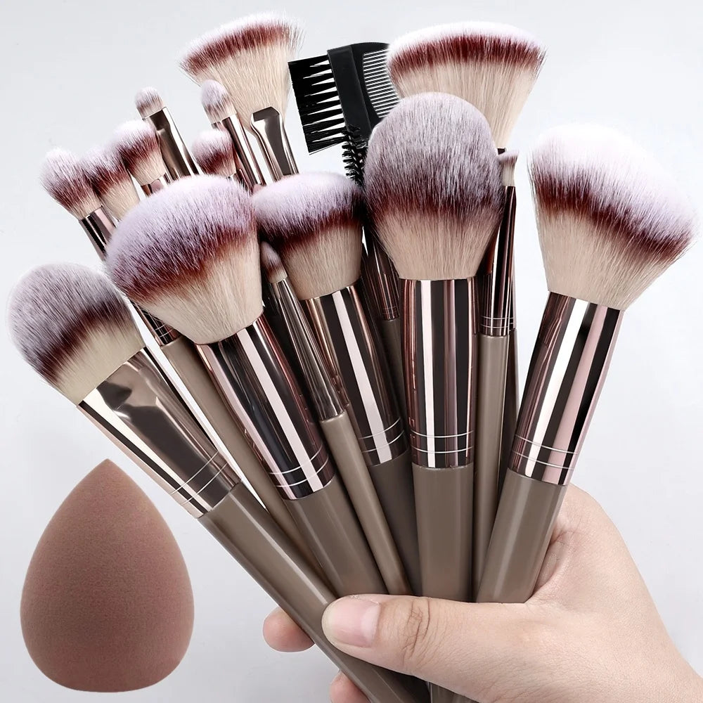 ZSRUNHUI 1–20 Pcs Professional Makeup Brush Set – Soft, Precise & Multi-Use