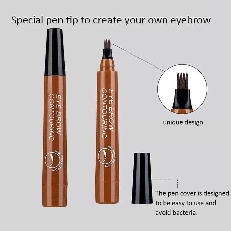 LuxuryGlow Waterproof Eyebrow Tattoo Pen – Microblading Effect Liquid Brow Pencil
