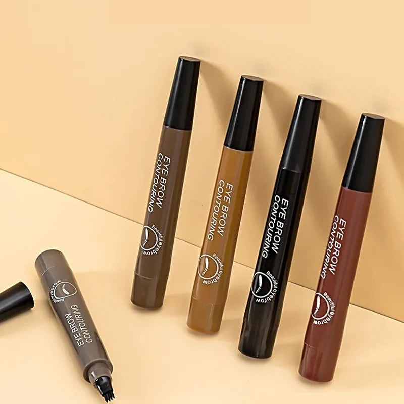 OREADEX 4-Point Eyebrow Pencil – Waterproof, Long-Lasting Natural Brow Pen