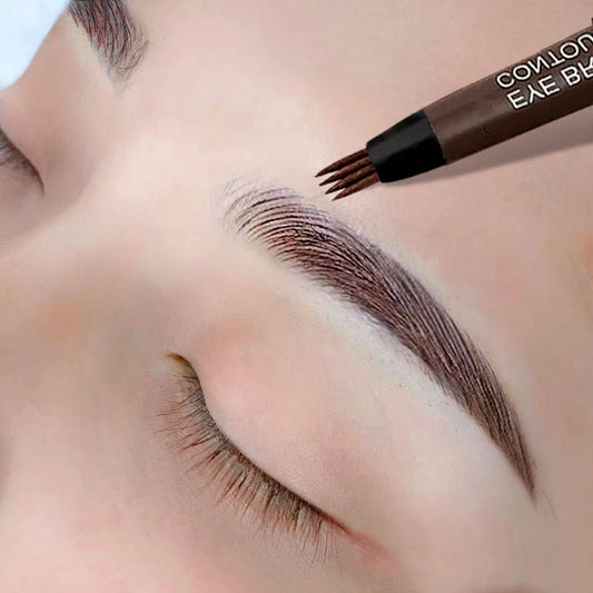 LuxuryGlow Waterproof Eyebrow Tattoo Pen – Microblading Effect Liquid Brow Pencil