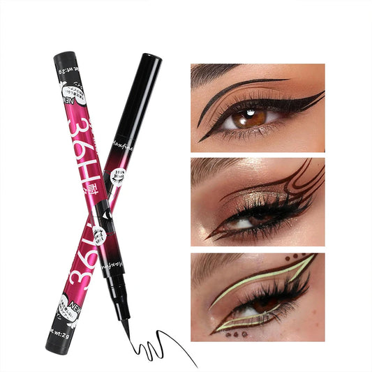 MAXFINE Waterproof Liquid Eyeliner – Long Lasting, Smudge-Proof & Quick Dry Formula