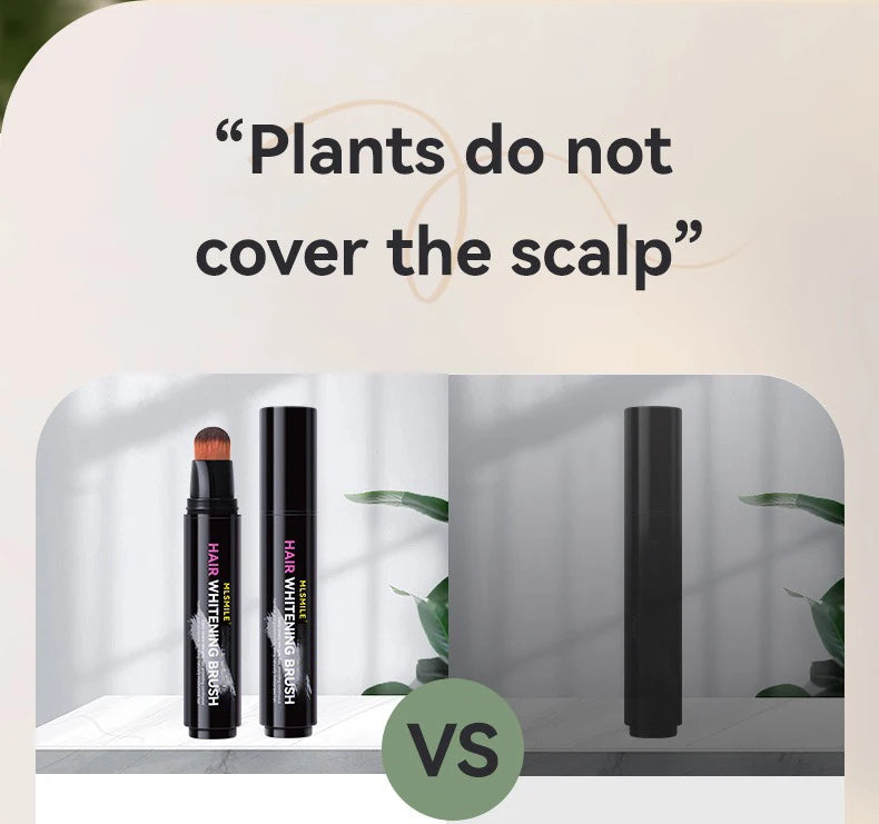 LuxuryGlow Disposable Hair Color Brush Stick – Temporary White Hair Concealer with Natural Plant Extracts (20ml)