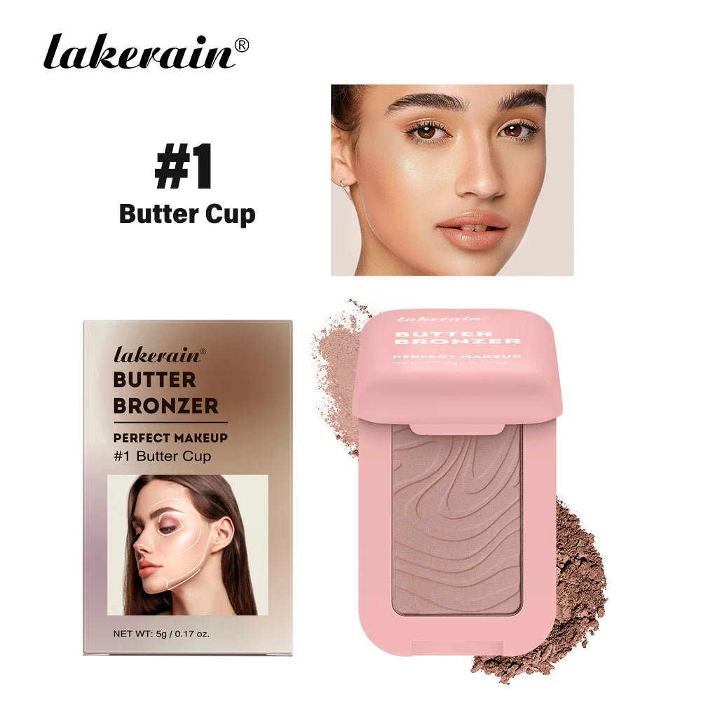 Bronceador Lakerain Butter: rubor nude sedoso y resistente al agua