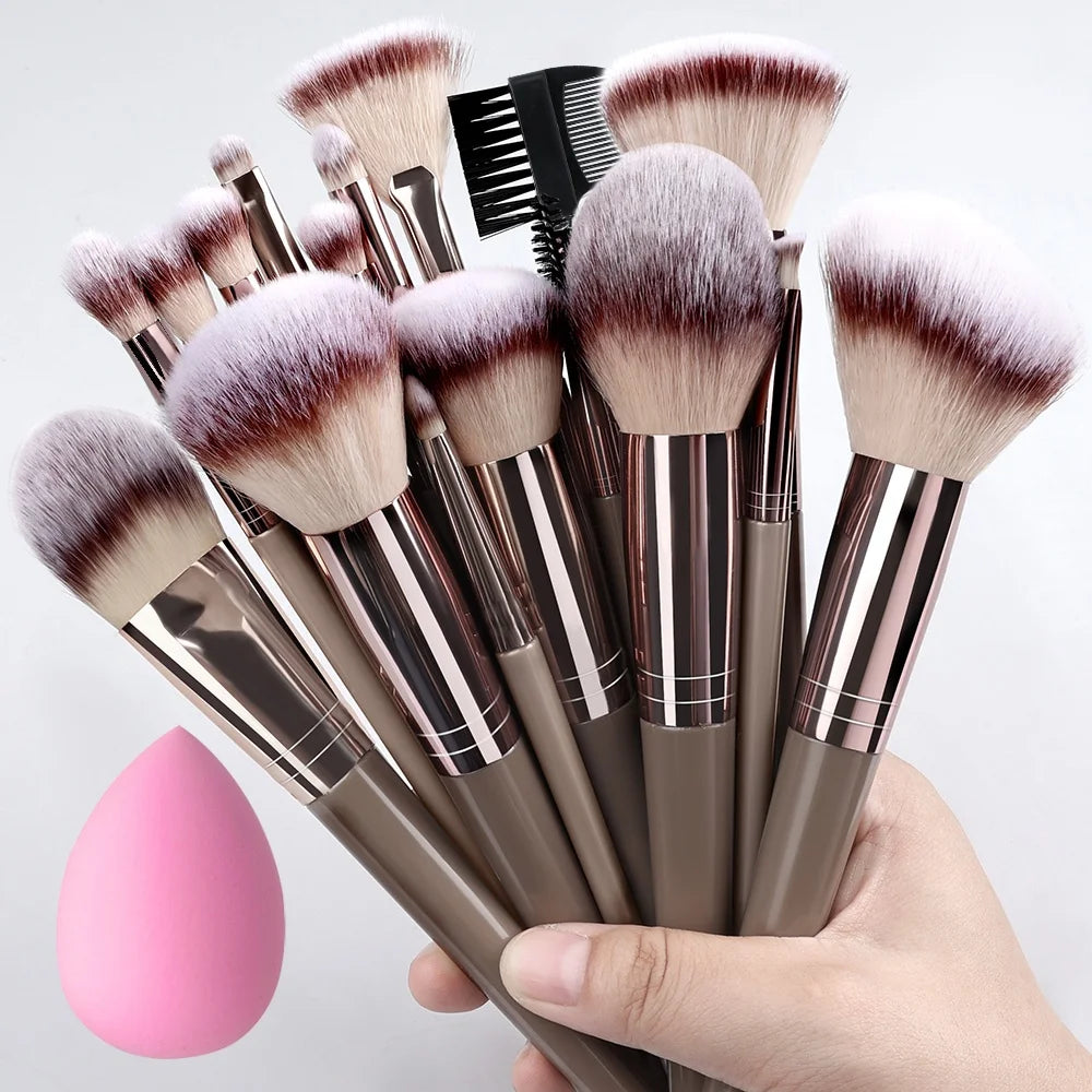 ZSRUNHUI 1–20 Pcs Professional Makeup Brush Set – Soft, Precise & Multi-Use