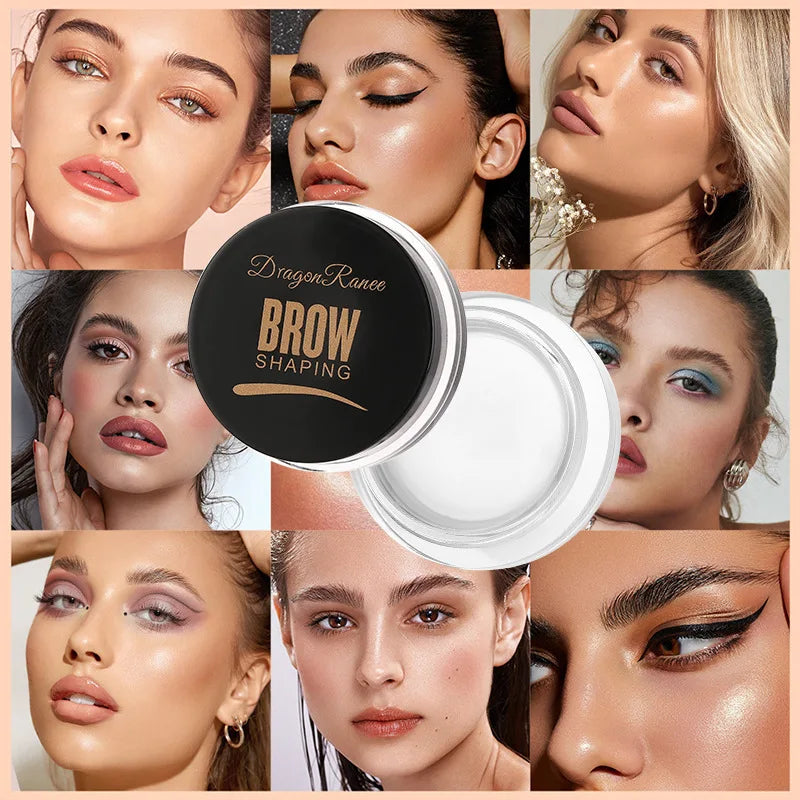 Dragon Ranee 6-Color Eyebrow Styling Cream – Long-Lasting Waterproof Brow Gel