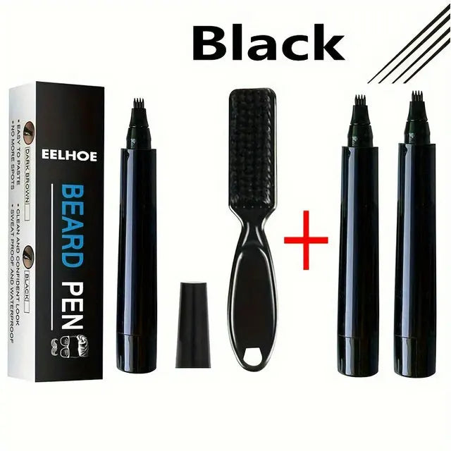 Eelhoe Beard Filling Pen Kit – Waterproof Beard Enhancer & Shaping Pencil for Men