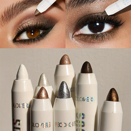 LuxuryGlow Waterproof Eyeshadow Stick — Long-Lasting, High-Pigment Shimmer & Matte Crayon