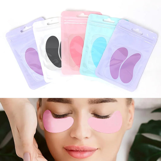 FASPECH  Reusable Silicone Under Eye Pads for Eyelash Extension & Lash Lift – Soft, Thin & Skin-Friendly (1 Pair)