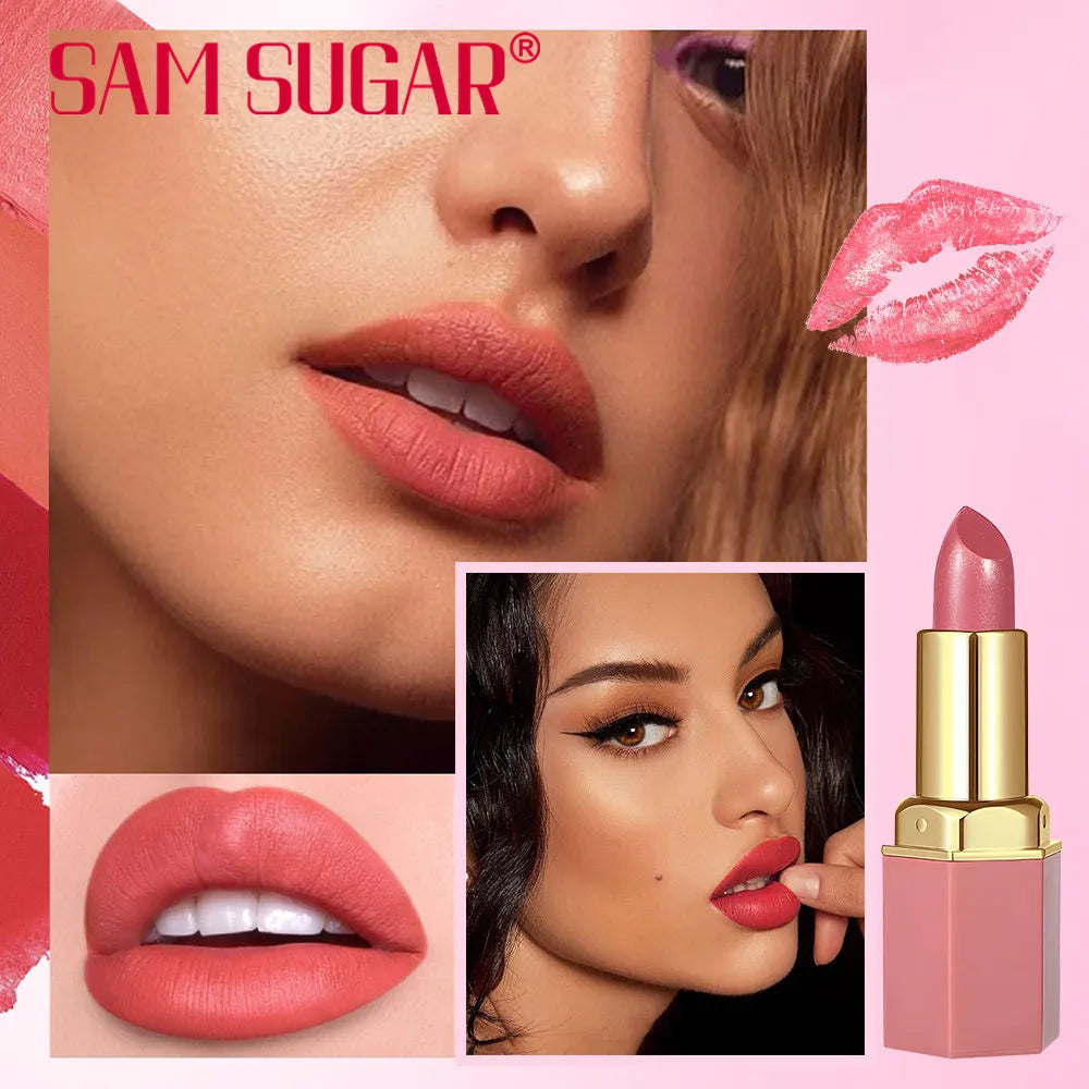 Barra de labios Luxury Gold Bar: brillo mate aterciopelado para un color suave y duradero (1 unidad)