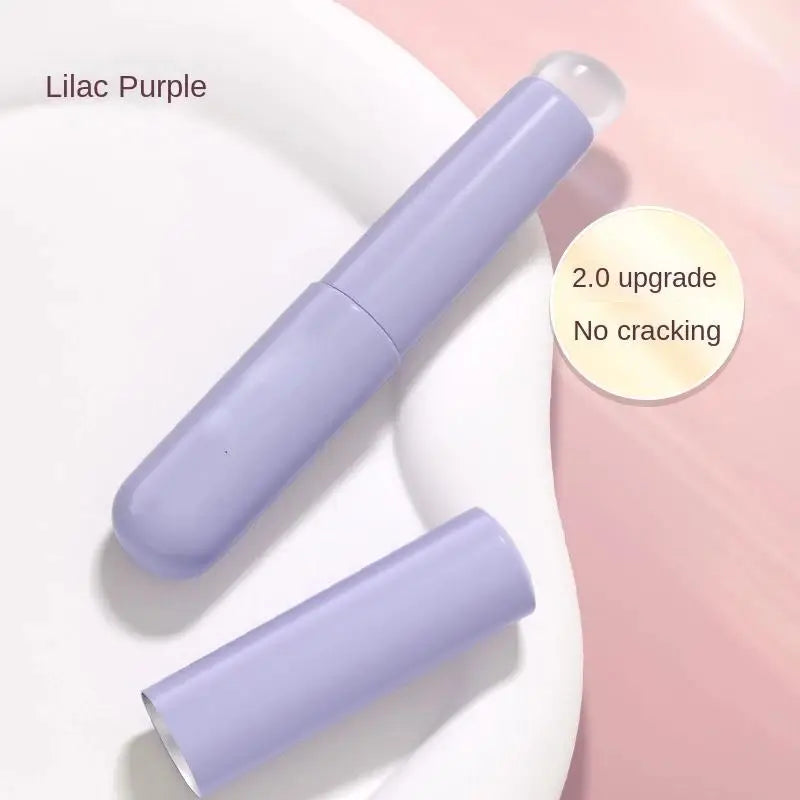 WRDEW Silicone Lip Brush with Cap | Portable Lipstick & Balm Applicator