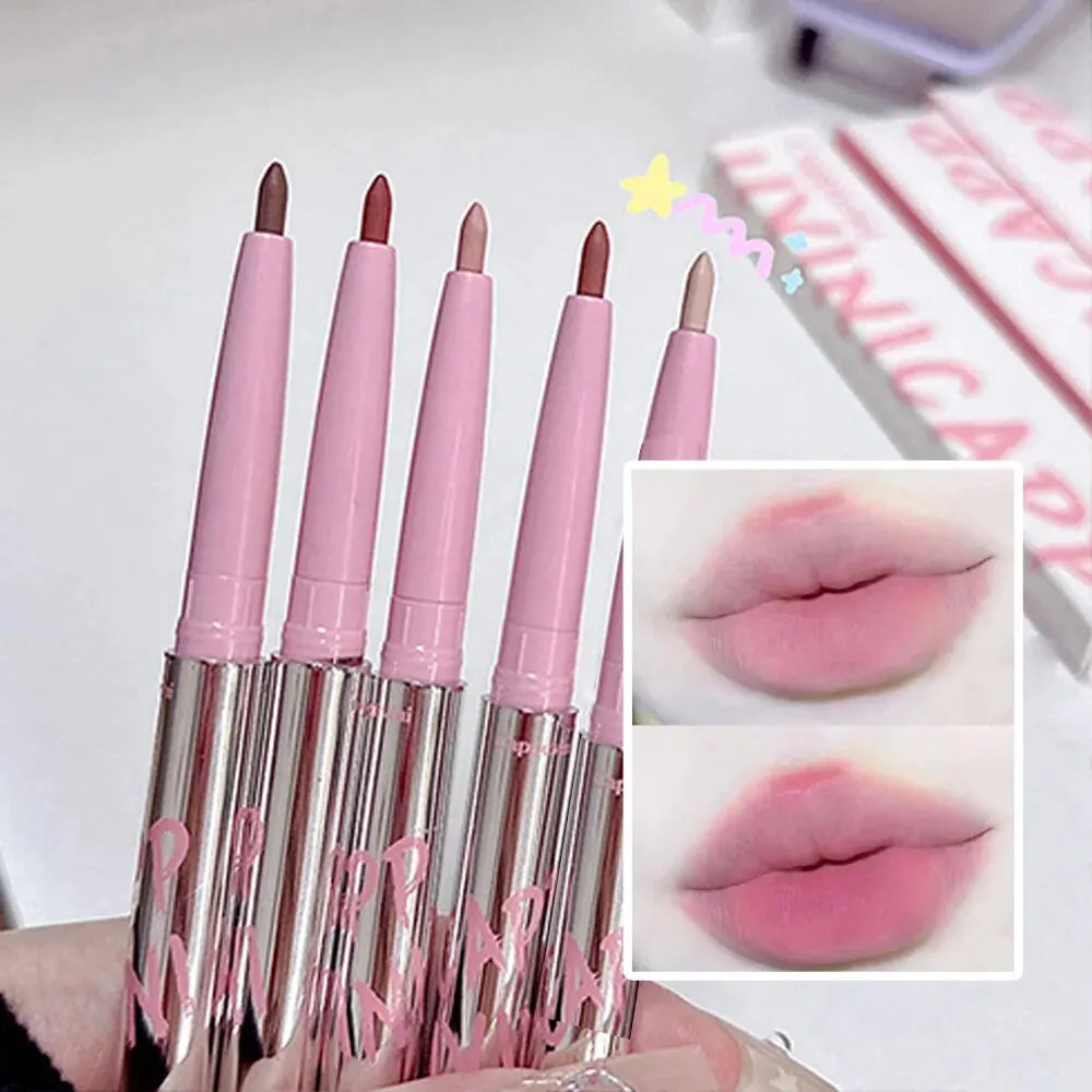 Cappuvini Nude Lip Liner with Brush – Long Lasting Matte Finish by Cappuvini