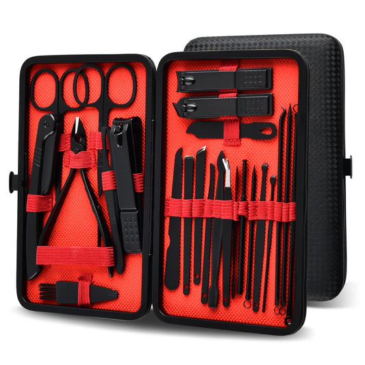 ouriner 7–24pcs Professional Nail Clippers Kit – Precision Grooming for Men & Women
