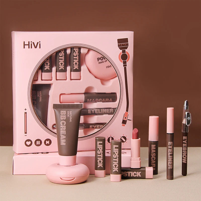 Caja de regalo de maquillaje de San Valentín de HiVi: set de lápiz labial y polvos de edición limitada