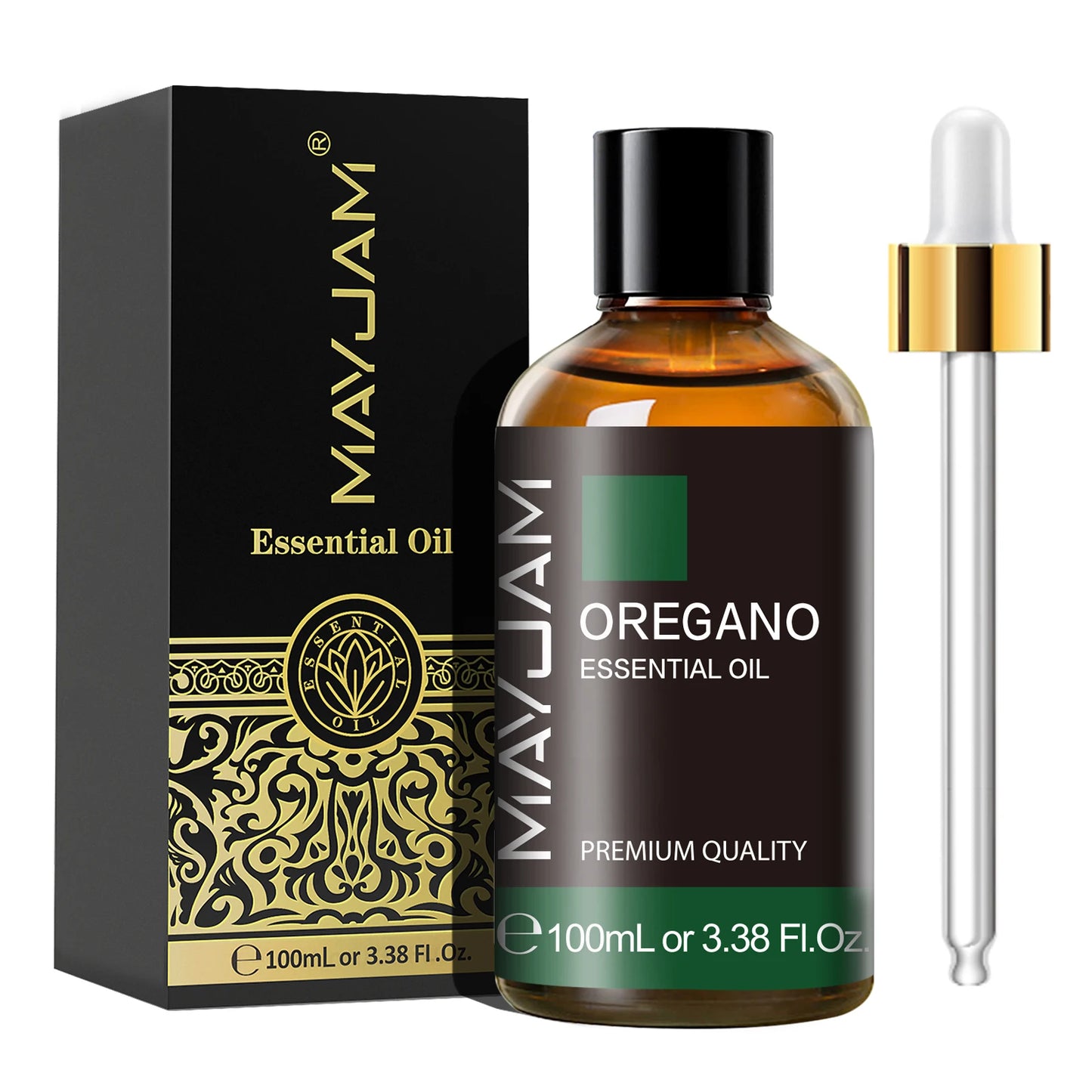 Aceite esencial puro MAYJAM 100 ml: aceite de aromaterapia con gotero para humidificadores, velas y difusores
