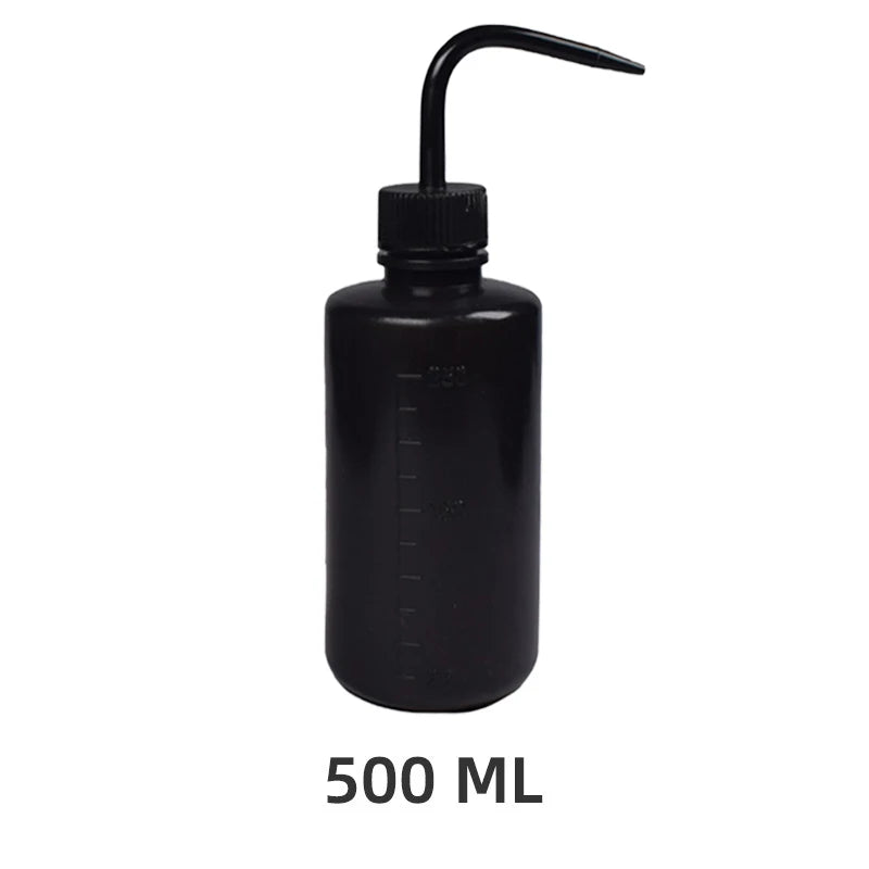 YASHICORAL 250/500ml Eyelash Cleaning Bottle – Curved Spout Lash & Brow Rinse Tool