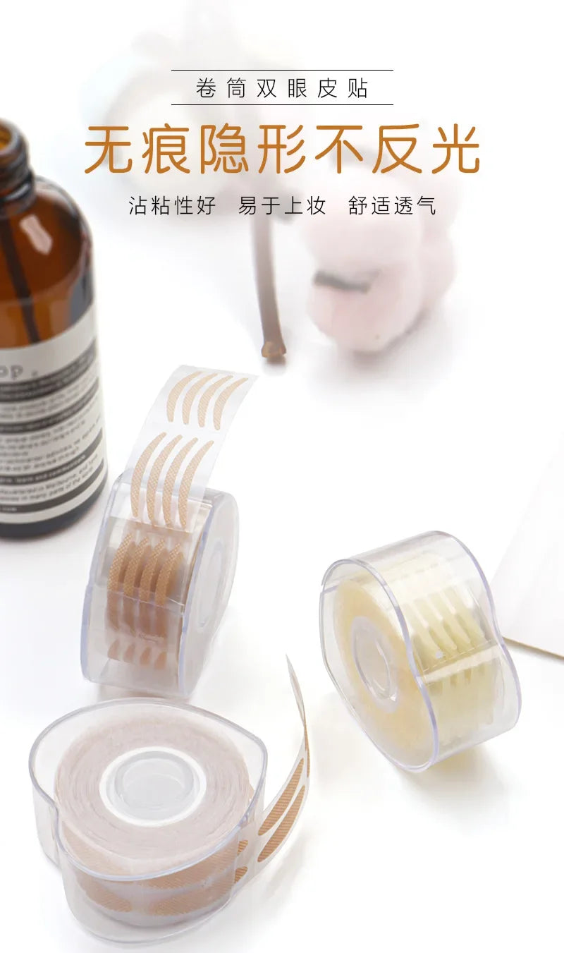 ZXZZS 600 Pcs Invisible Double Eyelid Tape – Self-Adhesive, Non-Irritating, Easy Lift
