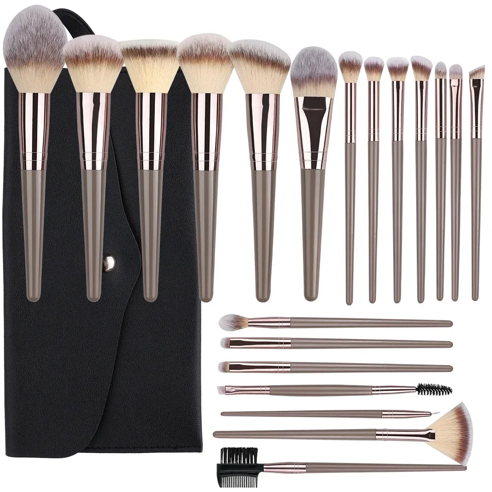 ZSRUNHUI 1–20 Pcs Professional Makeup Brush Set – Soft, Precise & Multi-Use
