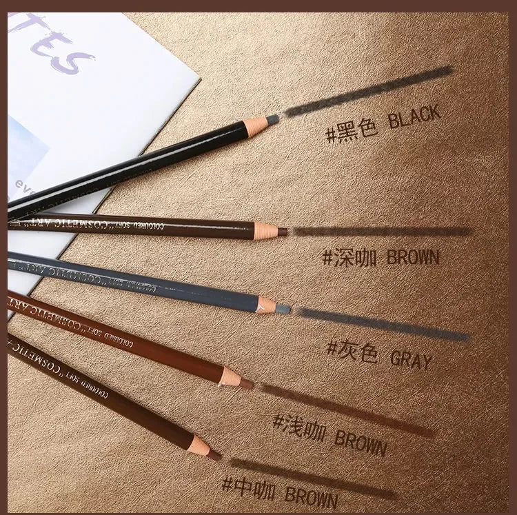Lápiz de cejas LuxuryGlow Tear-Off Pull Line: no necesita afilarse, resistente al agua y a las manchas para unas cejas naturales y duraderas.