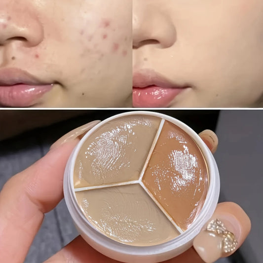 Paleta de correctores LuxuryGlow de cobertura total a prueba de agua: maquillaje hidratante y duradero para el acné, las ojeras y el contorno de ojos.