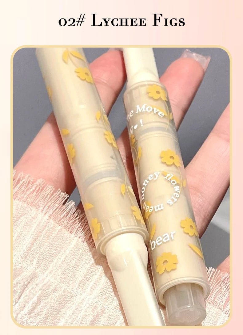 Lápiz labial Gege Bear Honey: labial hidratante en gelatina con acabado brillante.