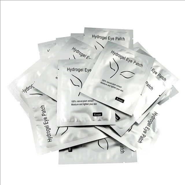 Parches de gel sin pelusa JPNPL MJ para el contorno de ojos: extensiones de pestañas y mascarillas para ojos