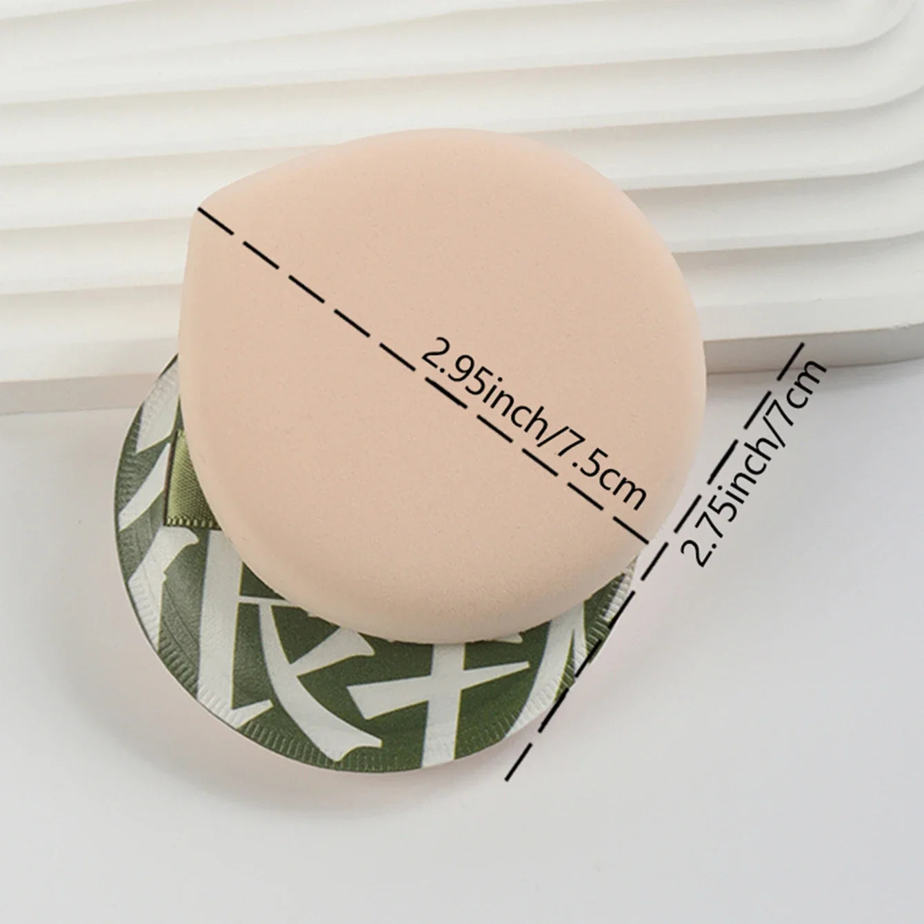 LuxuryGlow Large Waterdrop Makeup Puff - Soft, Skin-Safe Cotton Candy Sponge for Wet & Dry Foundation and Concealer