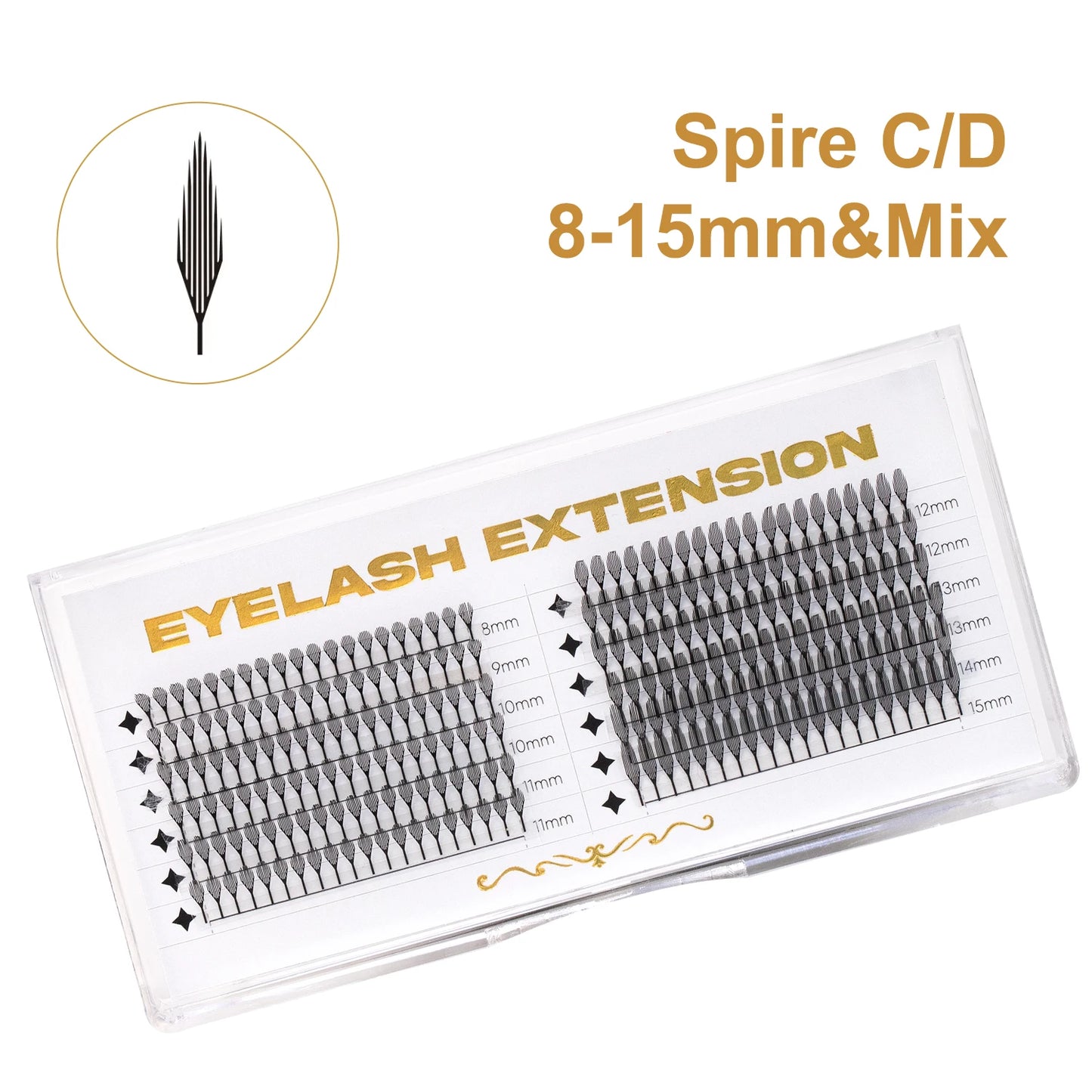 lashrujade Premade Volume Fan Lashes – Soft Faux Mink, Natural Look for Salon & DIY Use