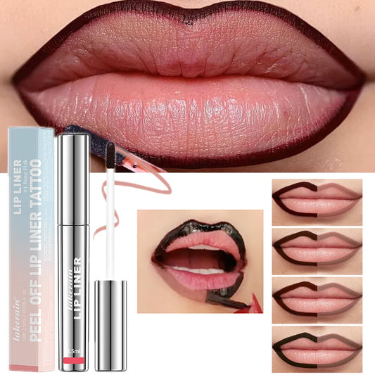 Delineador de labios Peel-Off Tattoo de ibcccndc: tinte mate resistente al agua y de larga duración