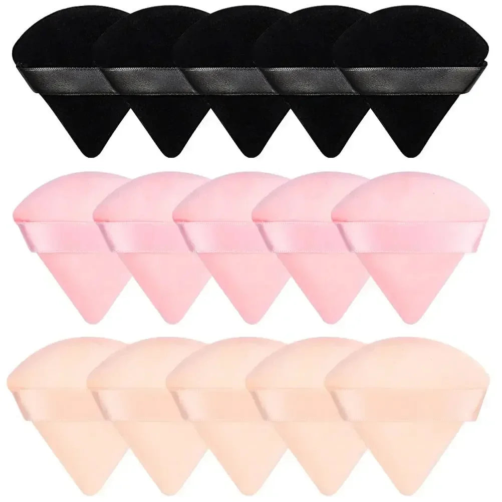 LuxuryGlow Soft Cosmetic Puff Set – Blend & Set Makeup Flawlessly (2–15 PCS)