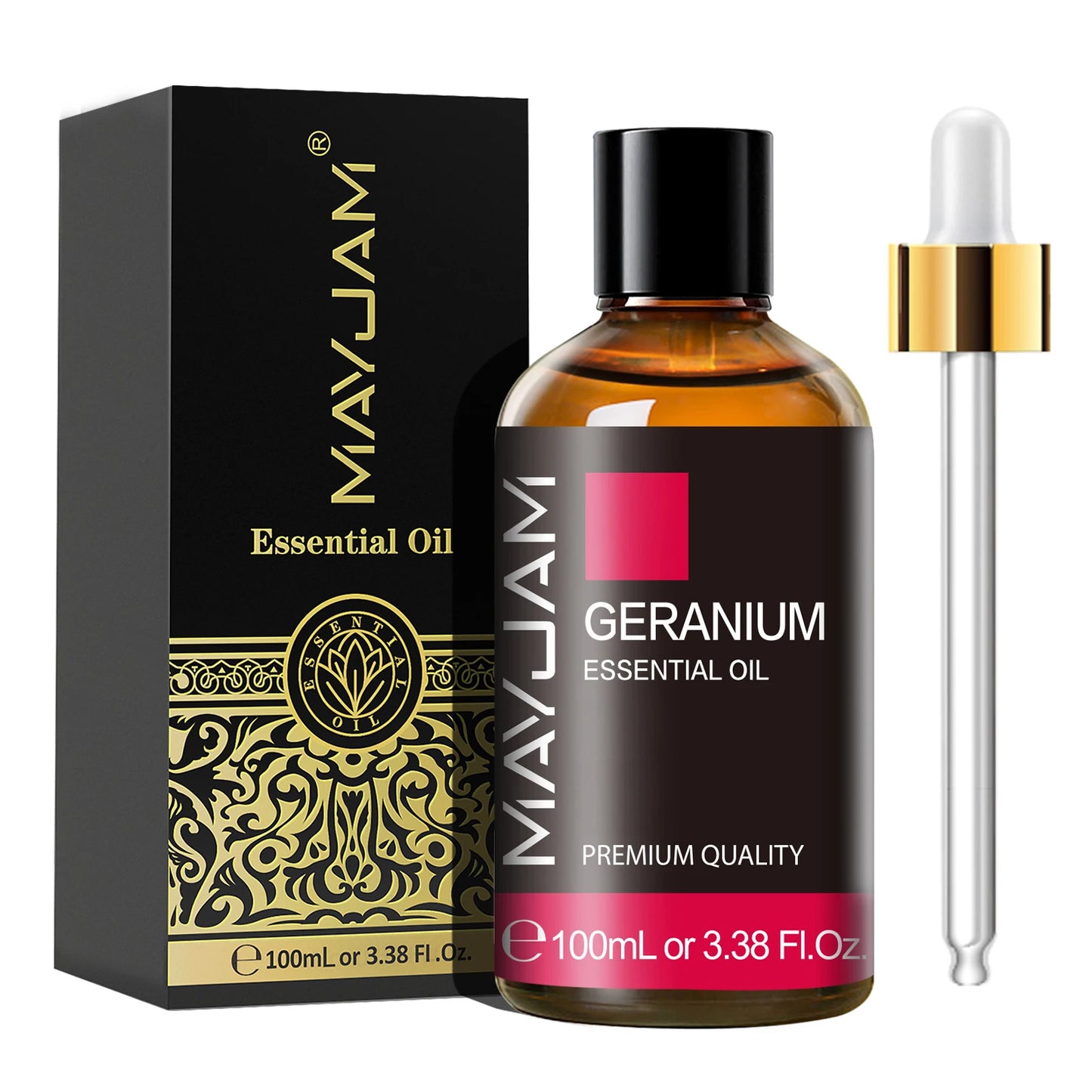 Aceite esencial puro MAYJAM 100 ml: aceite de aromaterapia con gotero para humidificadores, velas y difusores