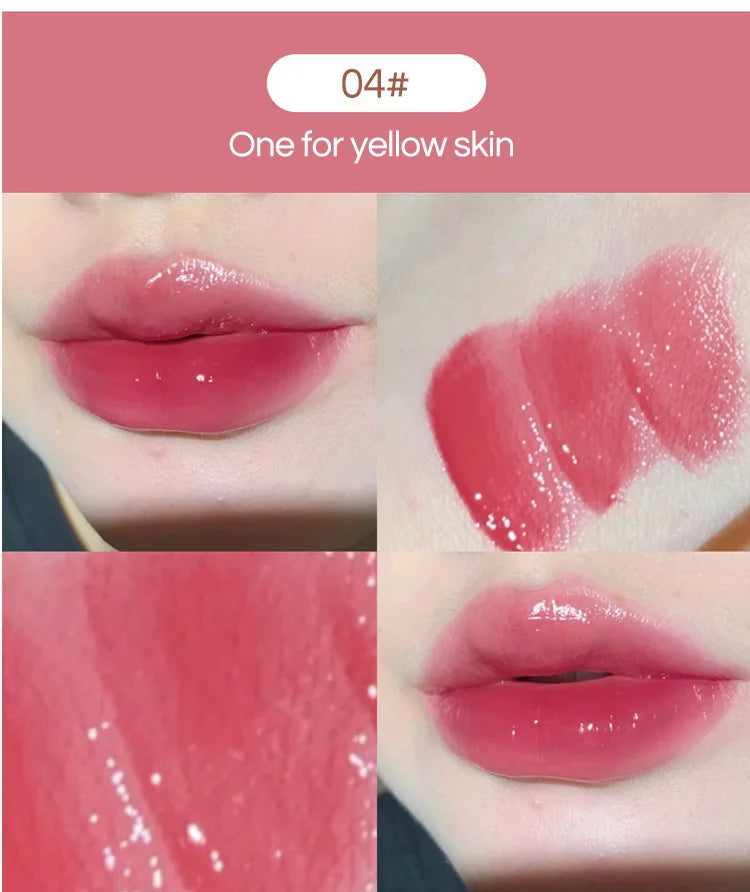 Gege Bear Silky Glossy Lipstick – Ultra Moisturizing, Non-Stick, Water Bomb Finish
