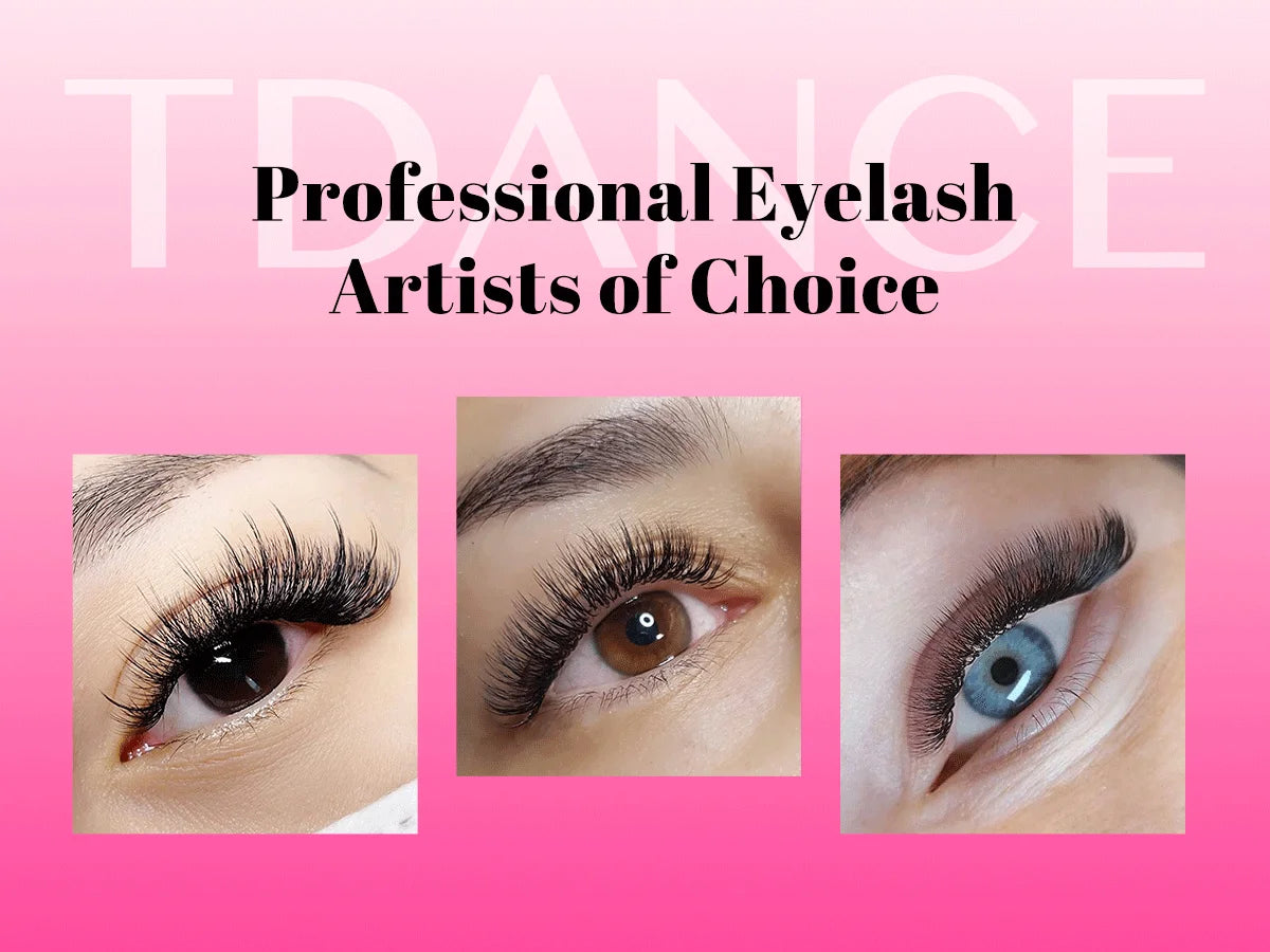 TDANCE Cashmere Classic Lash Extensions – Super Matte Black Individual Trays C90