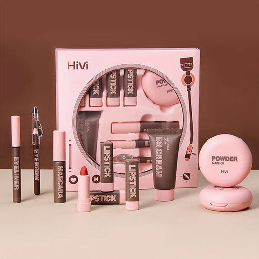 Caja de regalo de maquillaje de San Valentín de HiVi: set de lápiz labial y polvos de edición limitada