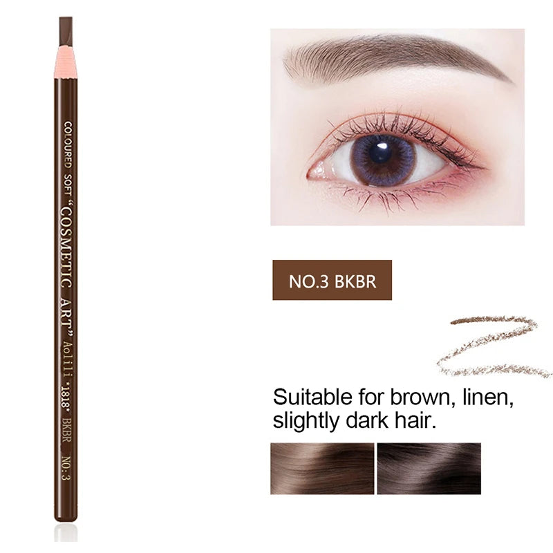 Lápiz de cejas LuxuryGlow Tear-Off Pull Line: no necesita afilarse, resistente al agua y a las manchas para unas cejas naturales y duraderas.