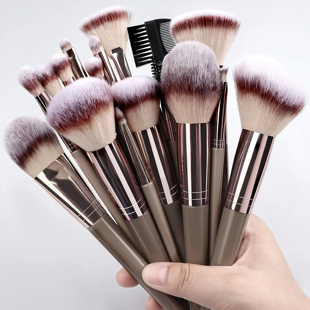 ZSRUNHUI 1–20 Pcs Professional Makeup Brush Set – Soft, Precise & Multi-Use