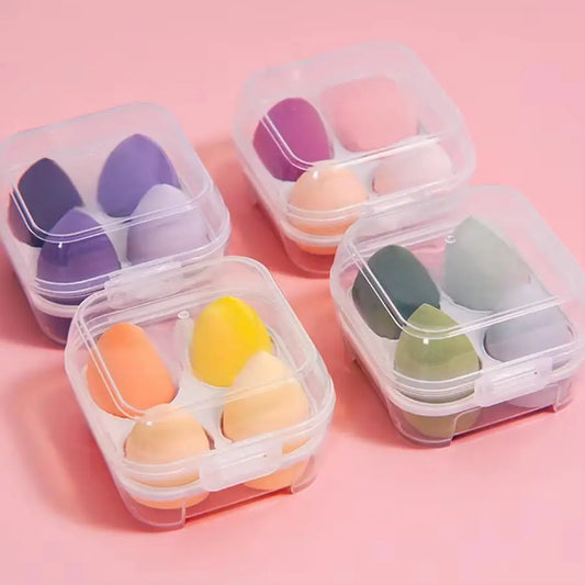 Set de 4 Beauty Blenders BeeChip con estuche higiénico: Maquillaje impecable