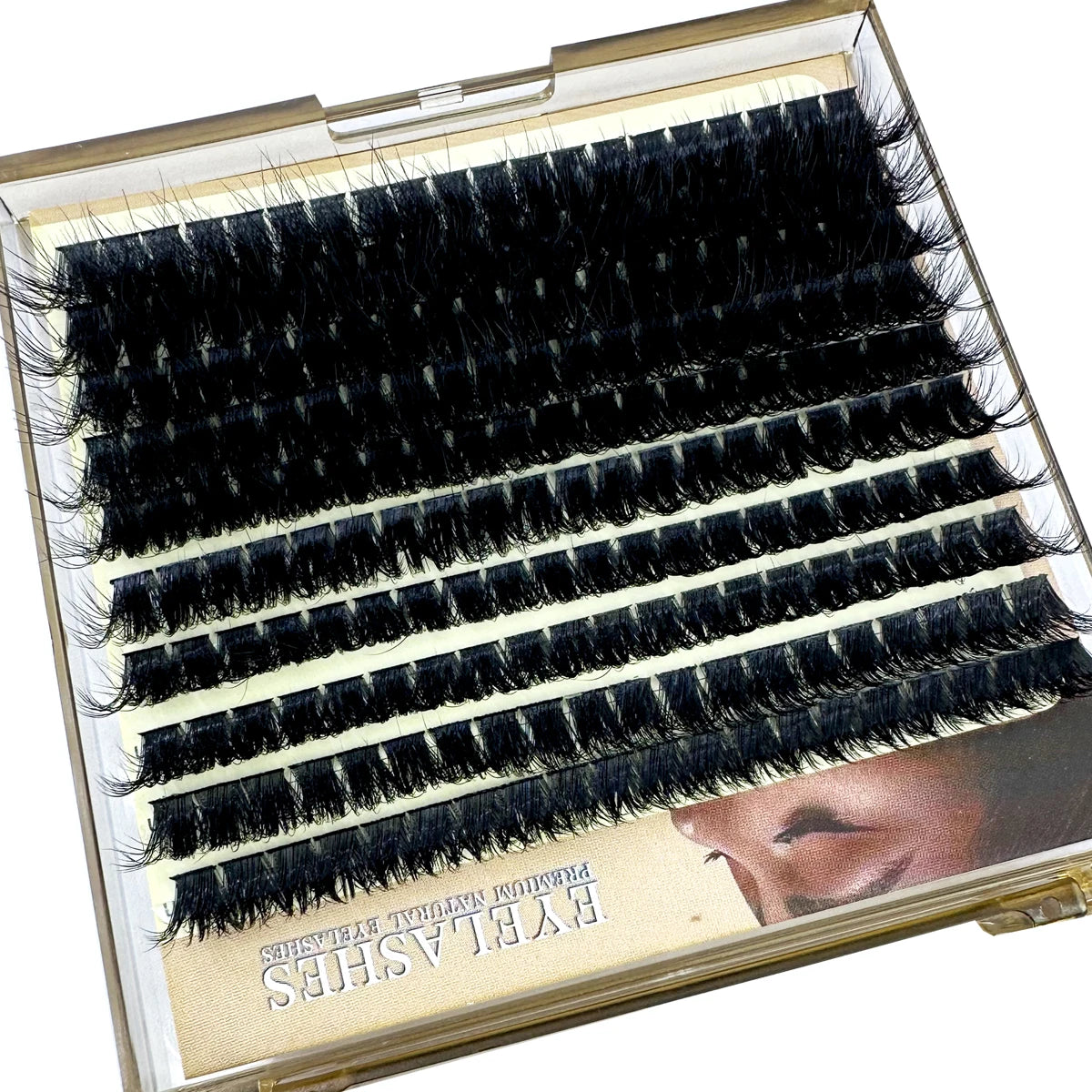 LYBCG Fluffy Thick DIY Lash Clusters – 30D-100D Eyelash Extensions (10–18mm)