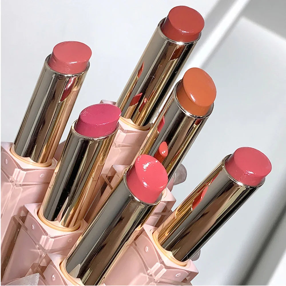 Gege Bear Silky Glossy Lipstick – Ultra Moisturizing, Non-Stick, Water Bomb Finish