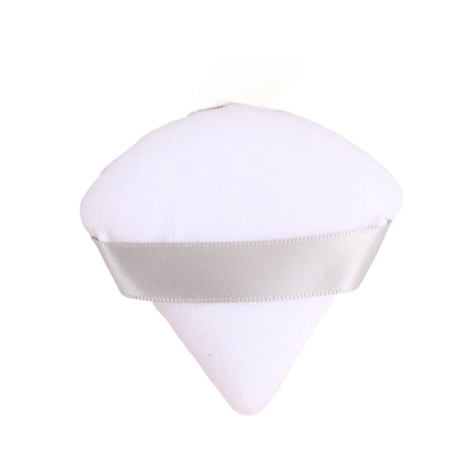 CNKESS Triangle Velvet Powder Puff: Esponja de maquillaje suave, lavable y ligera
