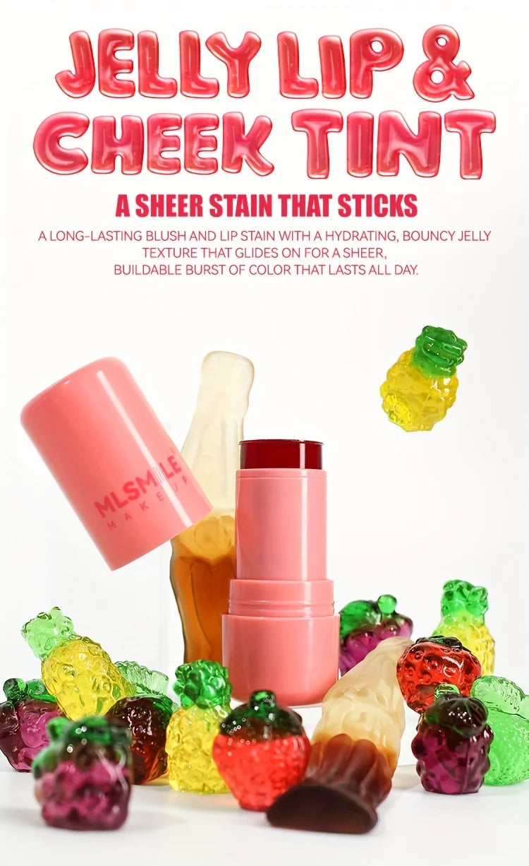 MLSMILE Jelly Blush &amp; Lip Tint Stick: ligero, duradero y con un brillo natural