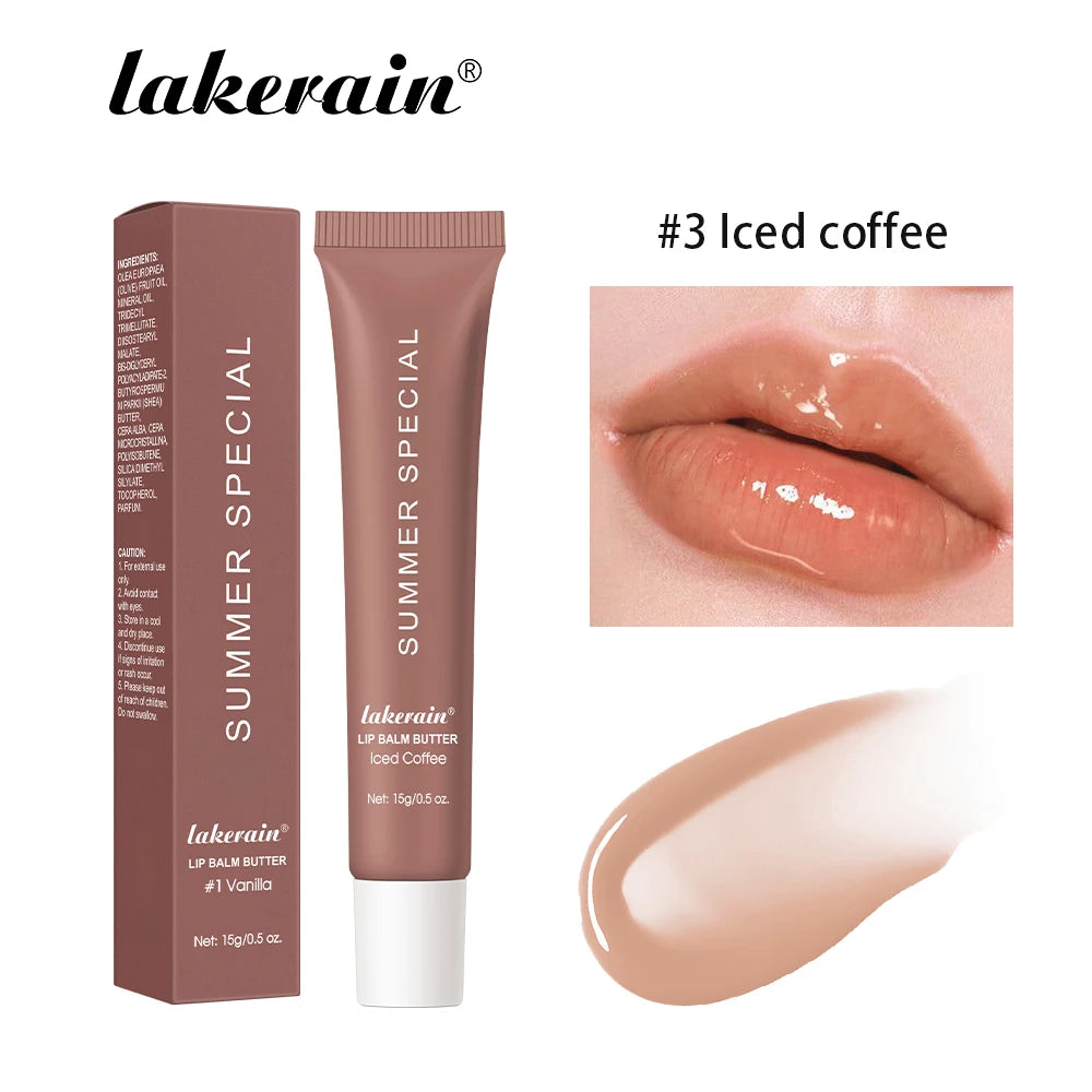 Bálsamo labial hidratante Lakerain Butter: cuidado labial hidratante, nutritivo y calmante.