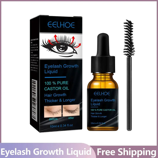 Eelhoe Natural Eyelash & Eyebrow Growth Serum – Thickening, Curling & Moisturizing