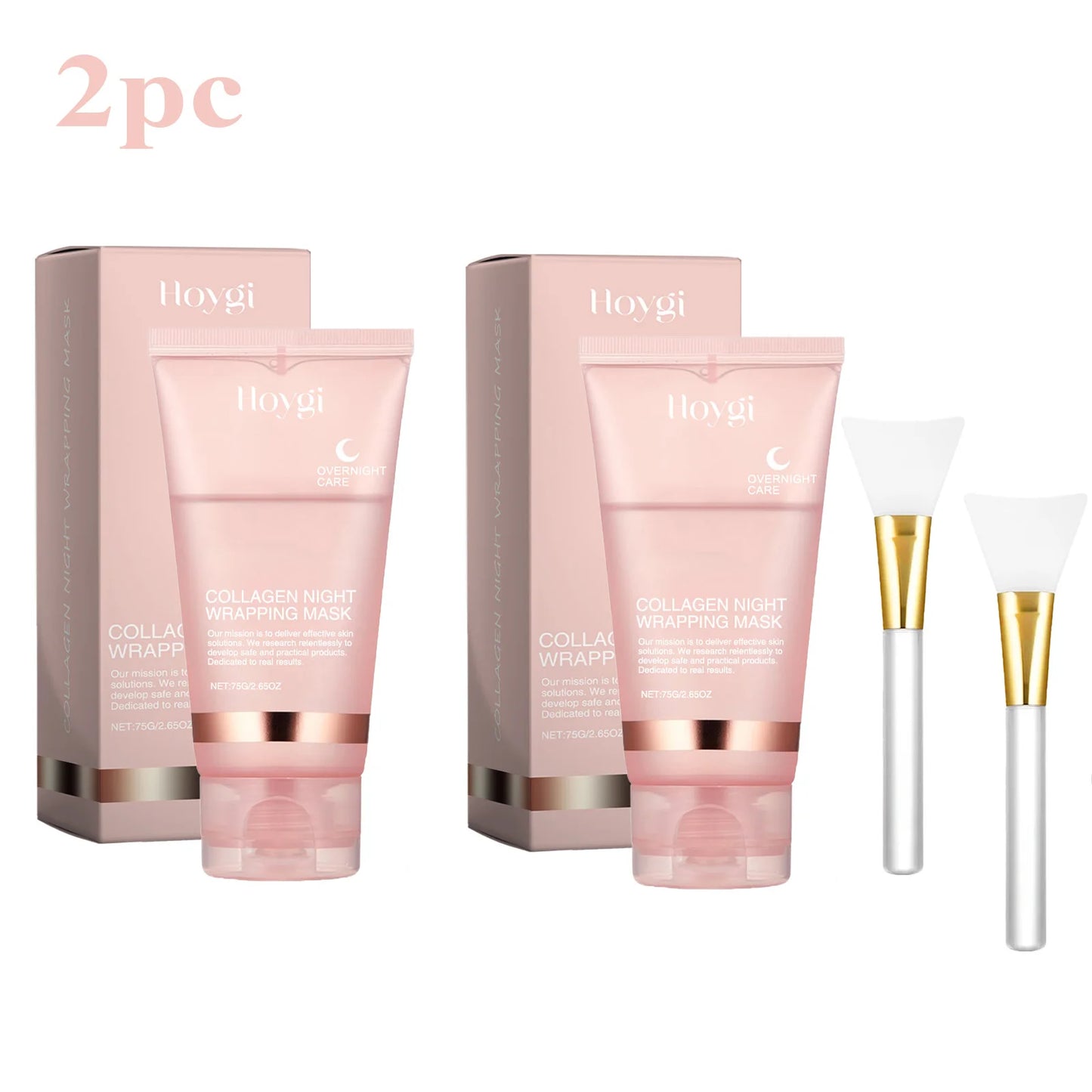 eelhoe Collagen Overnight Peel‑Off Mask Set – Korean Night‑Wrap for Deep Hydration, Brightening & Firming