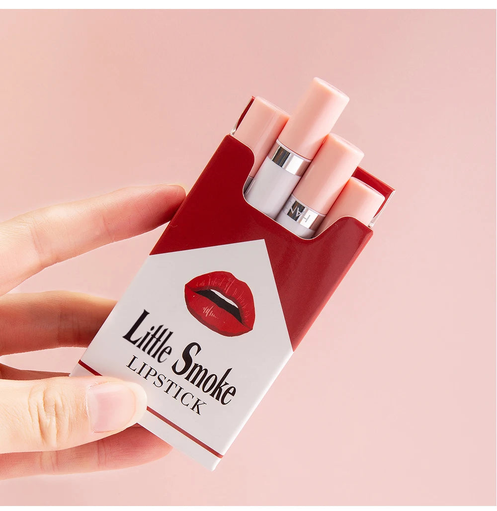 Set de labiales mate Handaiyan | 4 mini labiales de terciopelo que no se decoloran