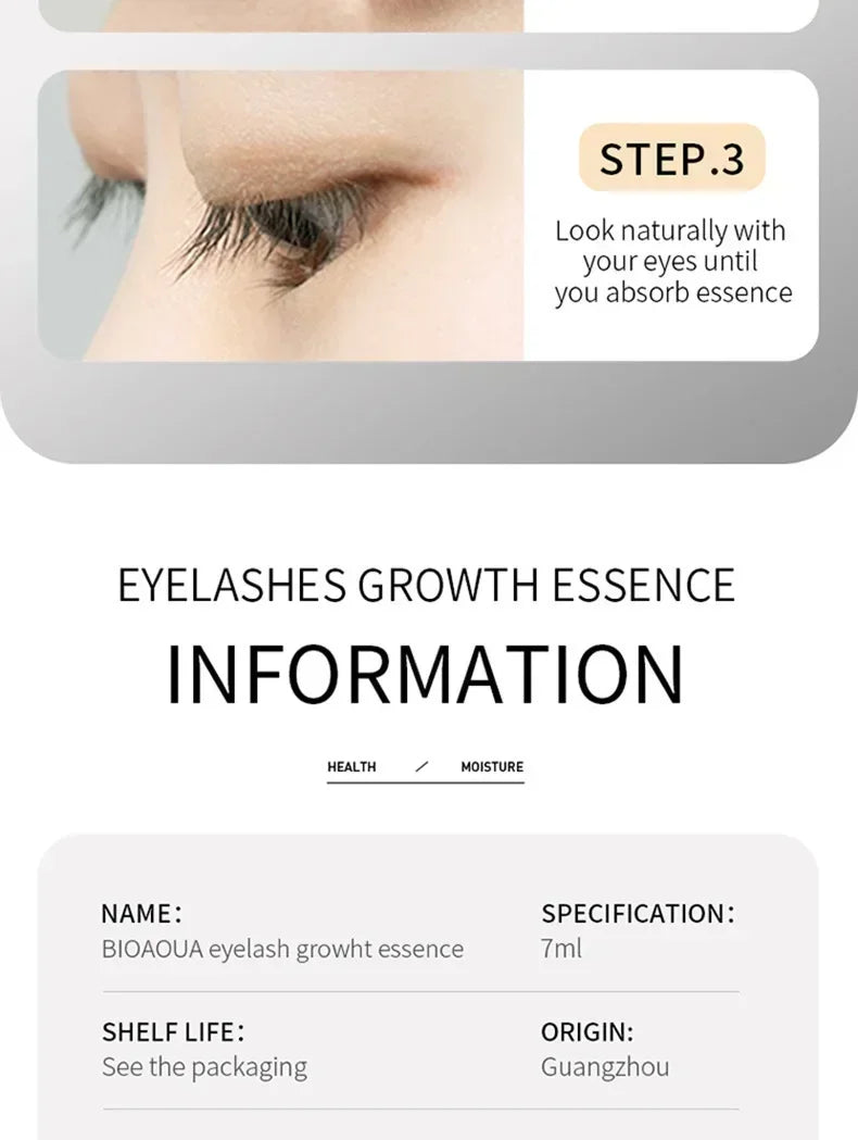 Eelhoe Natural Eyelash Growth Serum with Hyaluronic Acid – Thicker, Longer Lashes