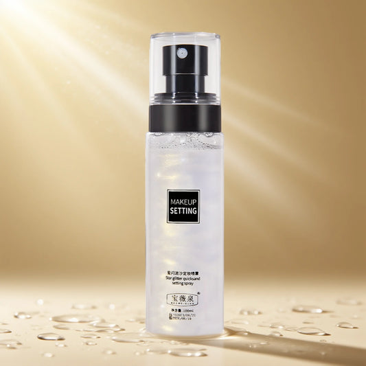 بخاخ تثبيت المكياج LuxuryGlow 100 مل - بخاخ مرطب ومقاوم للماء ويدوم طويلاً