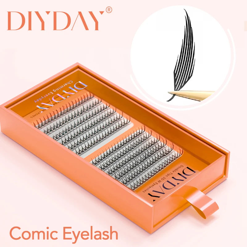 DIYDAY Comic Spire Manga Eyelash Extensions – Feather-Light Anime Look