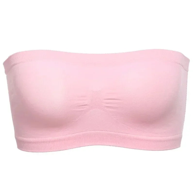 Sujetador de tubo de malla sin tirantes transpirable para mujer LuxuryGlow: un sexy sujetador bandeau de verano.