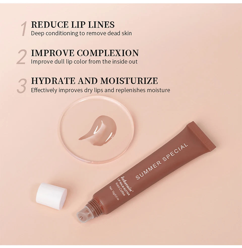 Bálsamo labial hidratante Lakerain Butter: cuidado labial hidratante, nutritivo y calmante.