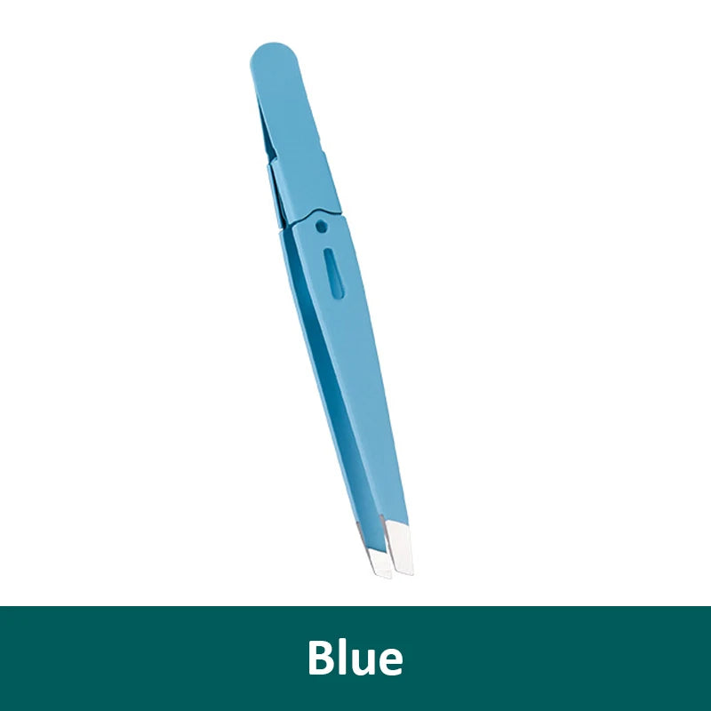 LuxuryGlow Professional Stainless Steel Eyebrow Tweezers for Precise Hair Removal & Eyelash Extension